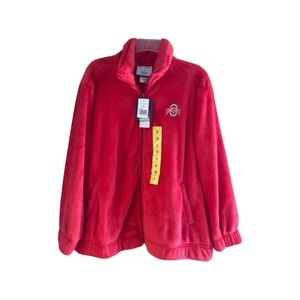 NWT Champion Ohio State Full-Zip Fleece (Unisex S) (Officially Licensed Product)